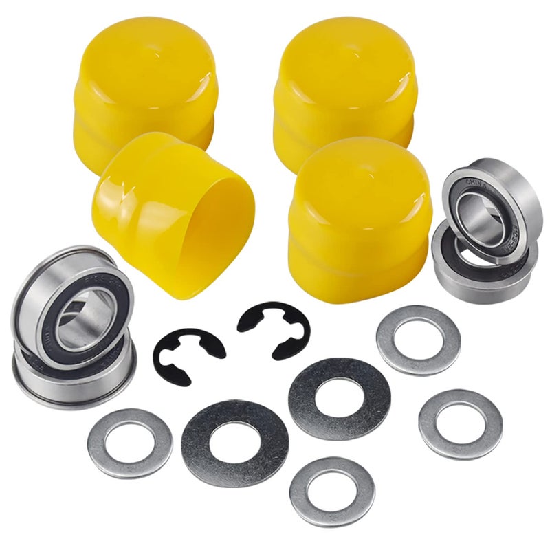KINTLE Front Wheel Bushing to Bearing Conversion Kit for John D-eere Lawn Mower Fits L100 L105 L108 L110 L120 L130 and M123811, GX21931, M143338, M123253, R27434 - Image 1